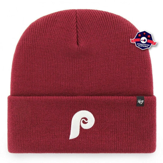 Bonnet 47 Philadephie MLB Haymaker Bordeaux Logo Blanc - Mlb