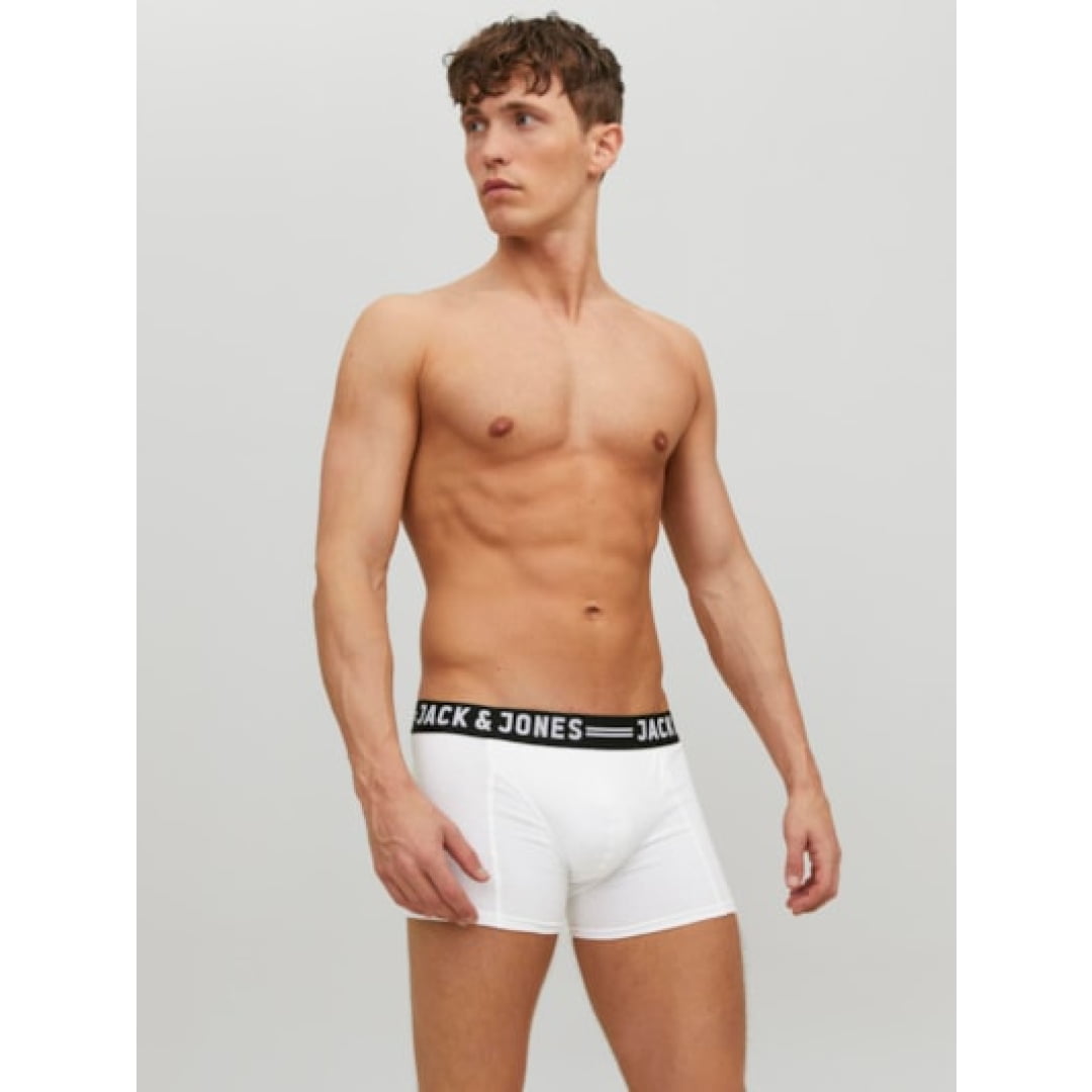 Boxer Jack & Jones Sense Trunks Pack x3 Light Grey Melange