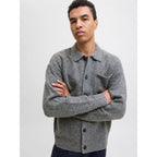 Cardigan Jack & Jones JPRBLUFINN Knitt Button Medium Grey