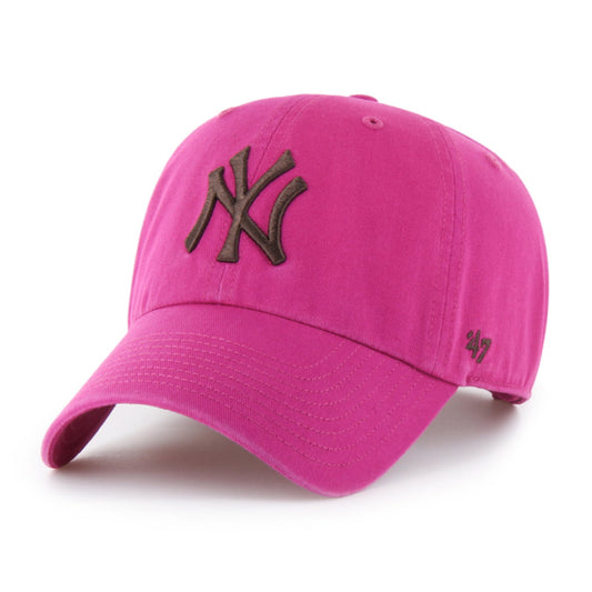 Casquette 47 Brand MLB New York Yankees Clean Up Orchid