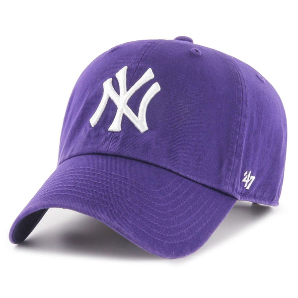 Casquette 47 Brand MLB New York Yankees Clean Up Purple