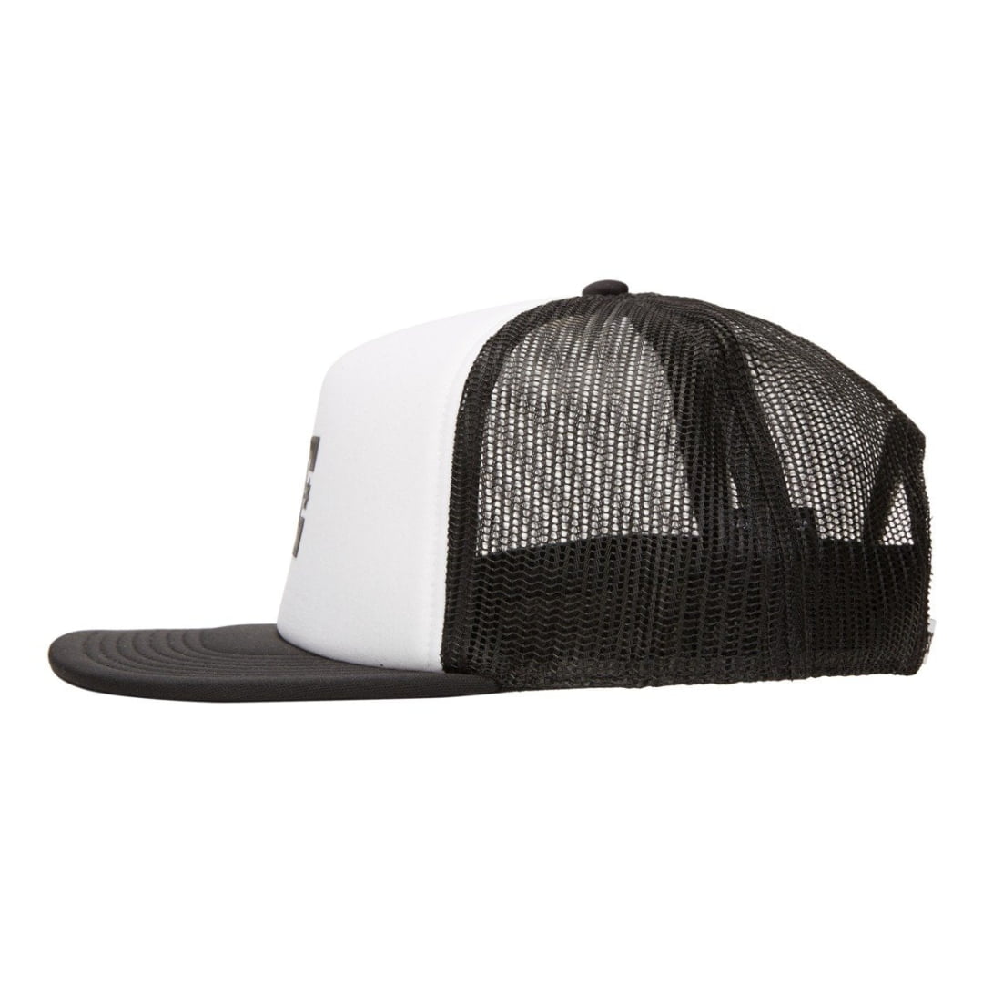 Casquette DCSHOES Gas Station Trucker White Black - Unique