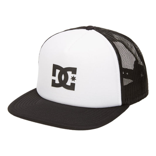 Casquette DCSHOES Gas Station Trucker White Black - Unique