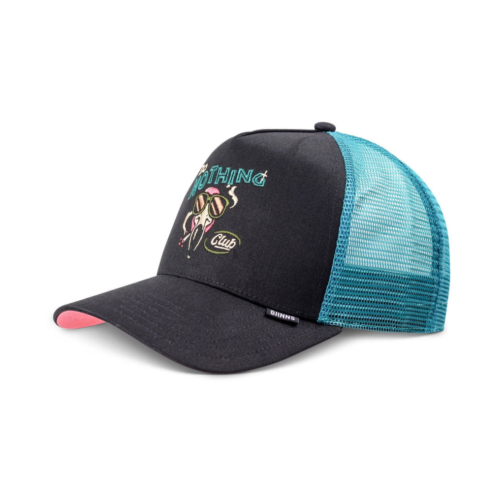 Casquette Djinn’s Trucker HFT DNC Flamingo Black - Unique
