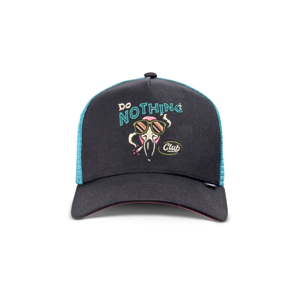 Casquette Djinn’s Trucker HFT DNC Flamingo Black - Unique