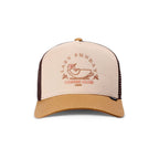 Casquette Djinn’s Trucker HFT Lazy Bird Khaki Wheat Brown