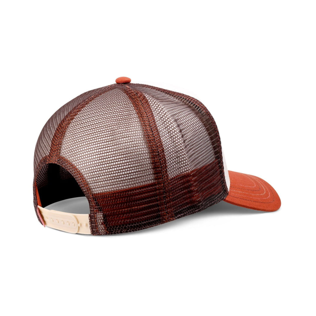 Casquette Djinn’s Trucker HFT LSCC Funky Patch White Brown