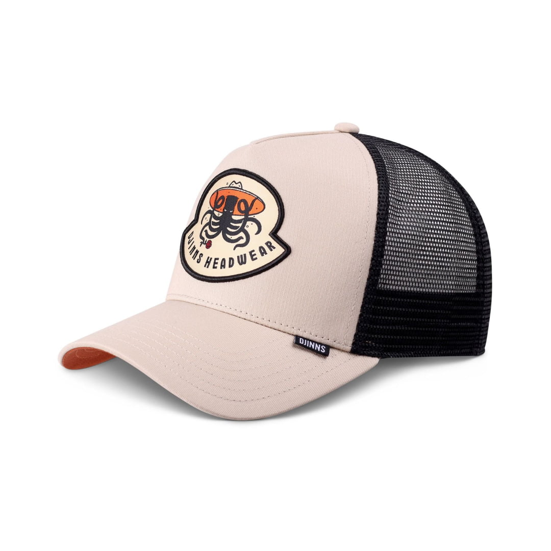 Casquette Djinn’s Trucker HFT Rose Kraken Khaki - Unique