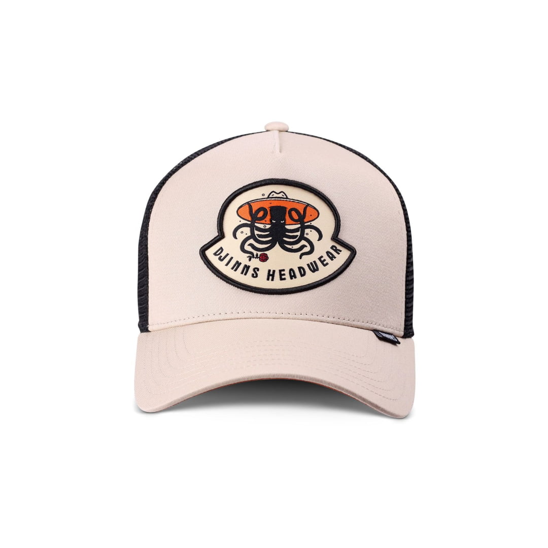 Casquette Djinn’s Trucker HFT Rose Kraken Khaki - Unique