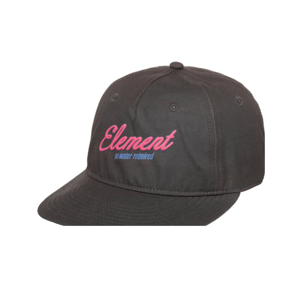 Casquette Element Pool Service 6 Panel Vintage Wash Black