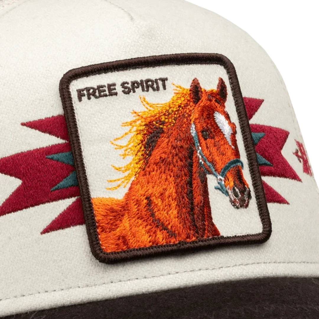 Casquette Goorin Bros Canyon Free Spirit Trucker Chalk