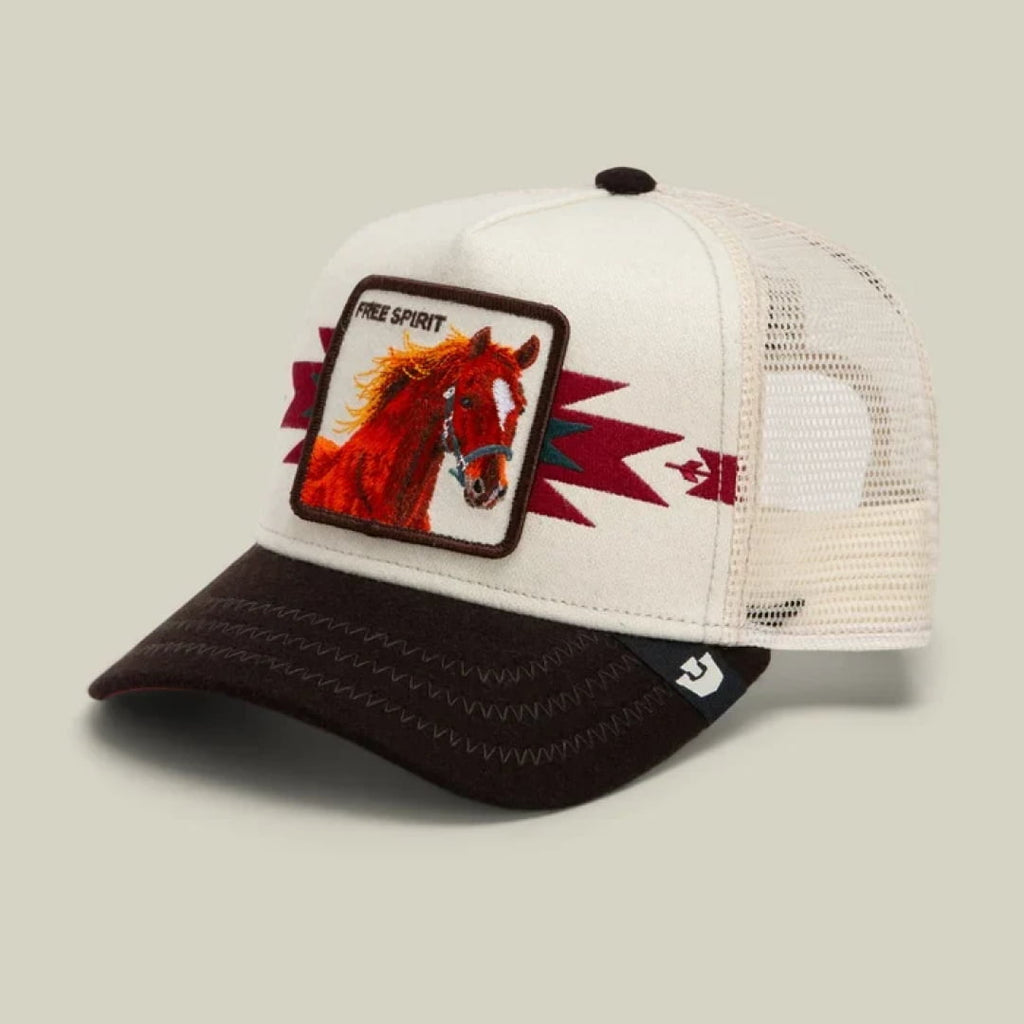 Casquette Goorin Bros Canyon Free Spirit Trucker Chalk
