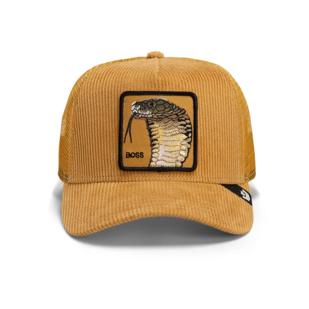 Casquette Goorin Bros Corduroy Boss Trucker Amber - Unique