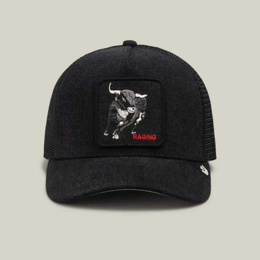 Casquette Goorin Bros Denim Raging Trucker Black - Unique
