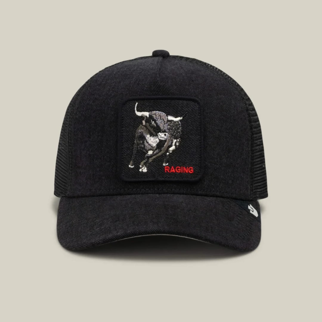 Casquette Goorin Bros Denim Raging Trucker Black - Unique