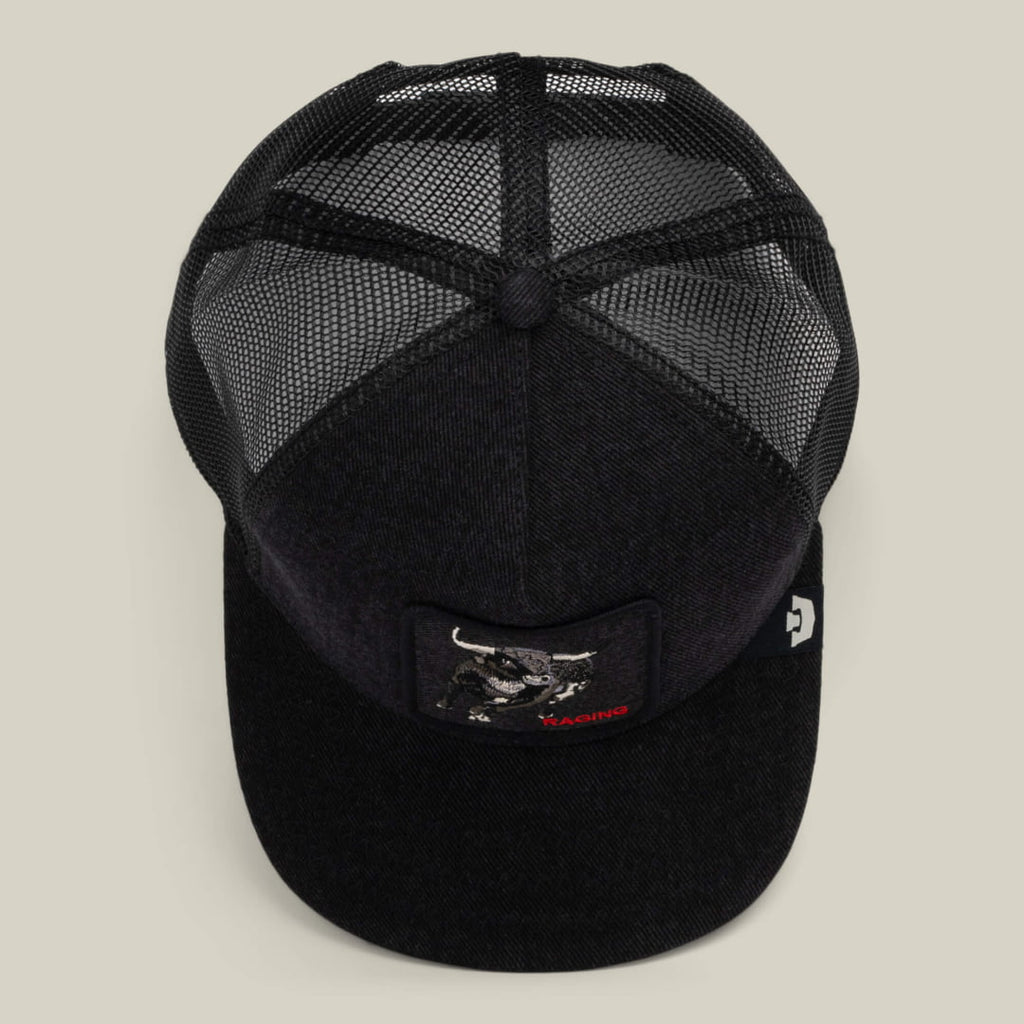 Casquette Goorin Bros Denim Raging Trucker Black - Unique