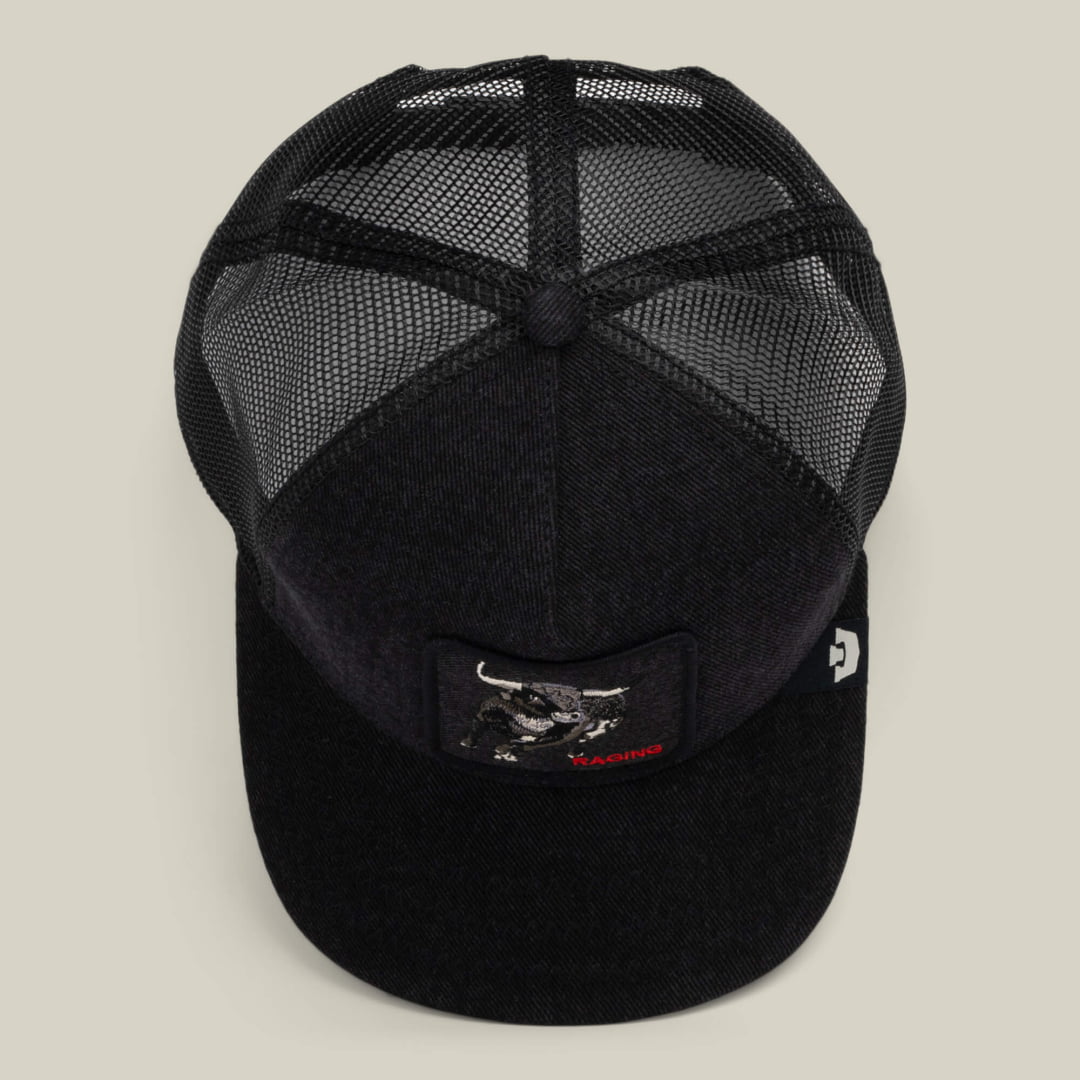 Casquette Goorin Bros Denim Raging Trucker Black - Unique