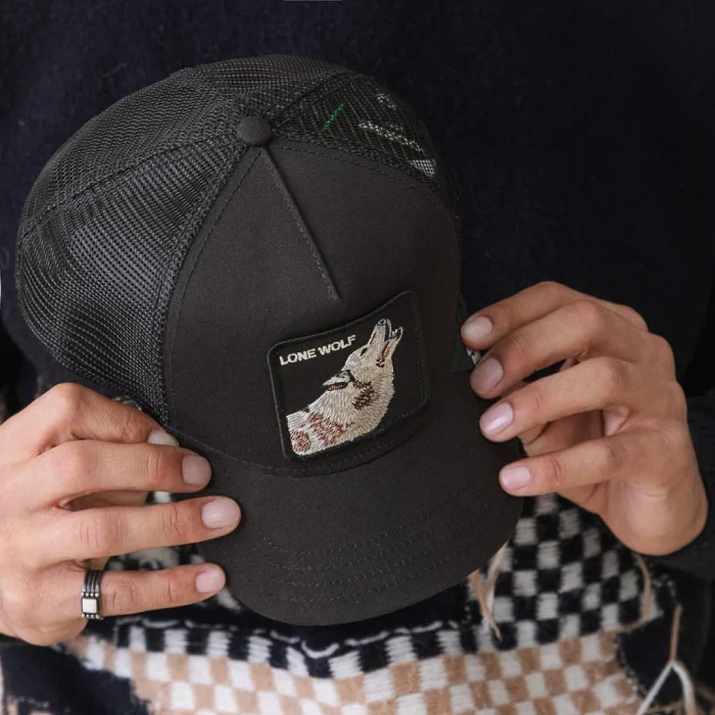 Casquette Goorin Bros Lone Wolf Trucker Void - Unique