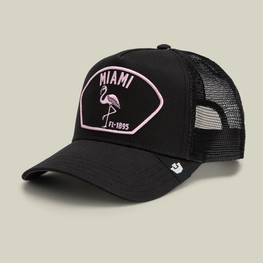 Casquette Goorin Bros Miami Trucker Black - Unique / Void