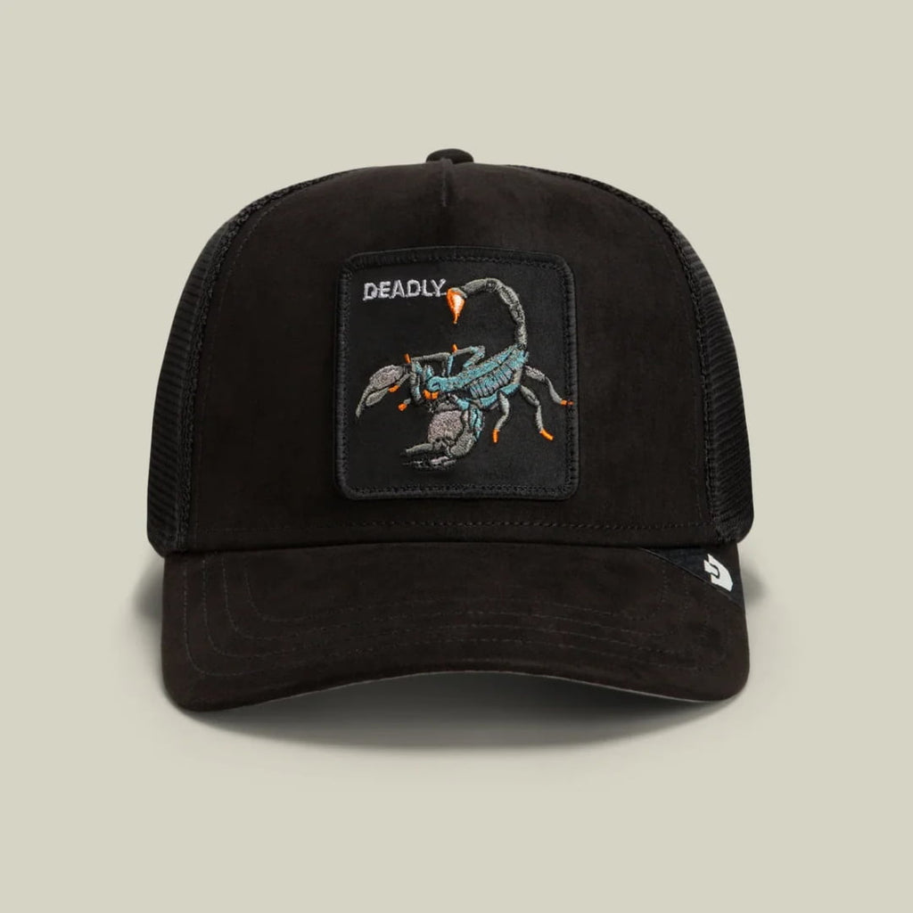 Casquette Goorin Bros Suede Scorpion Trucker Void - Unique