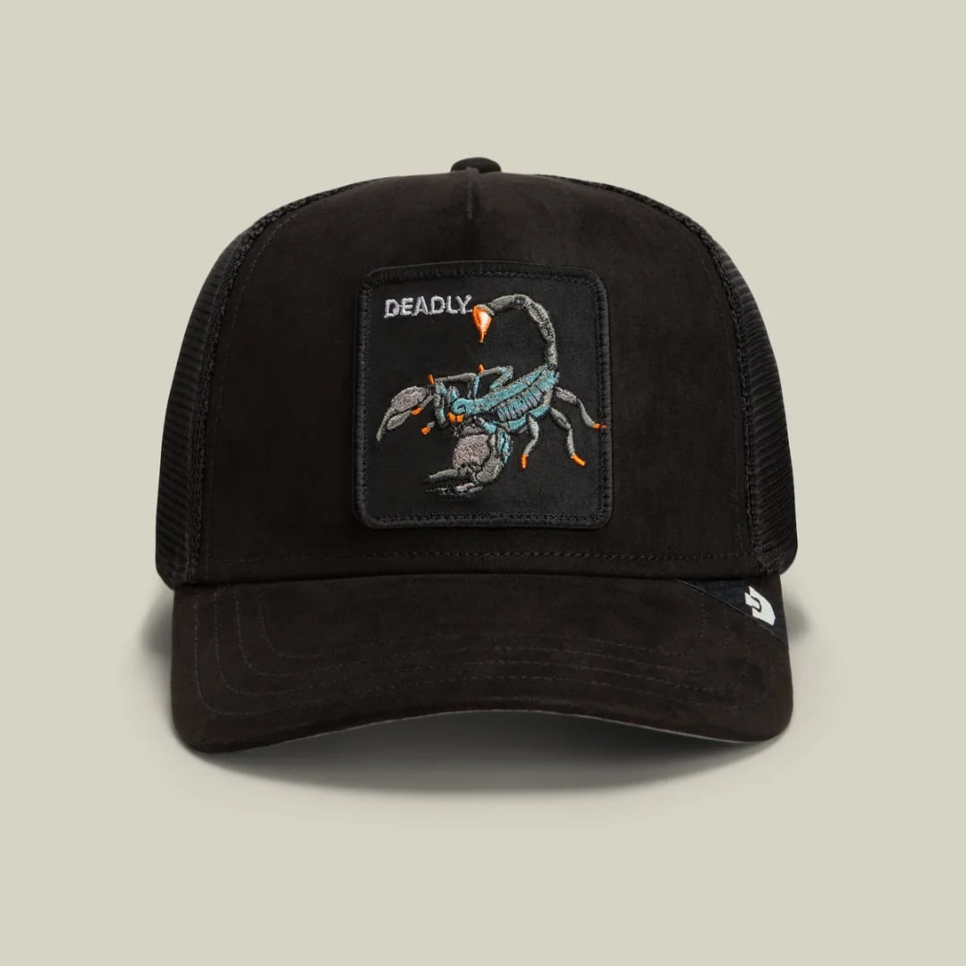 Casquette Goorin Bros Suede Scorpion Trucker Void - Unique