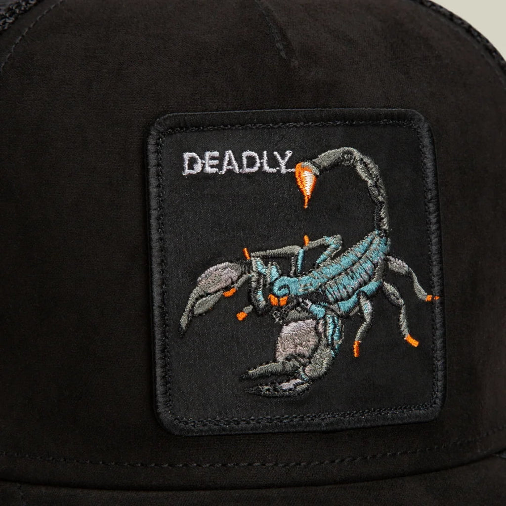 Casquette Goorin Bros Suede Scorpion Trucker Void - Unique