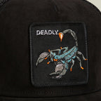 Casquette Goorin Bros Suede Scorpion Trucker Void - Unique