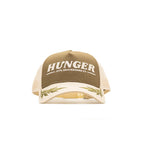 Casquette HUNGER Trucker Kaki Antique White - Unique