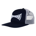 Casquette Independent Span Mesh Trucker White Navy - Unique