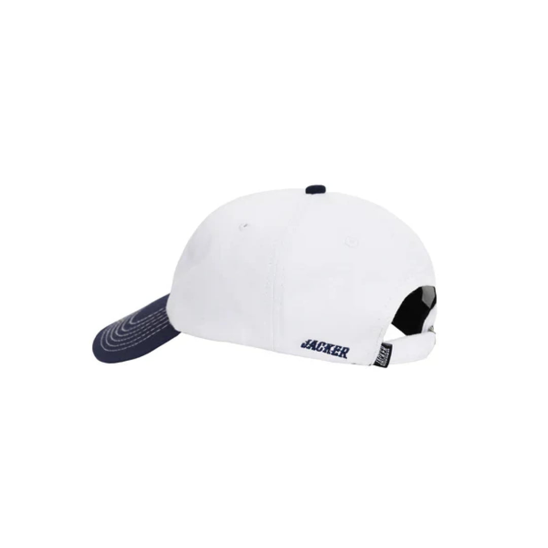 Casquette Jacker Canardo Cap White Navy - Unique