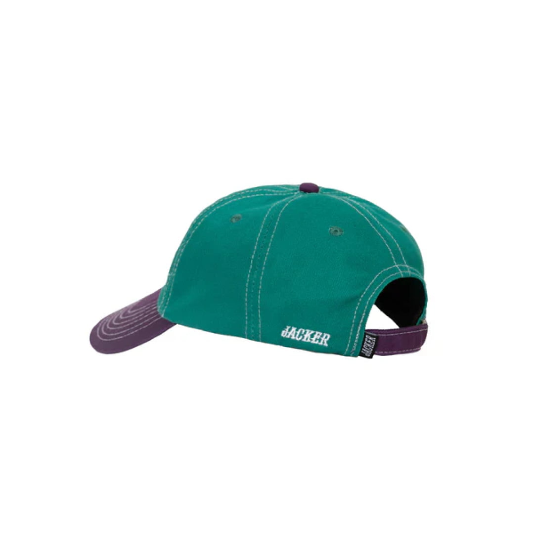 Casquette Jacker Hells Bells Green Purple - Unique