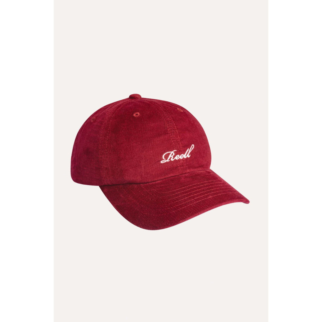 Casquette Reell Single Script Dark Red Cord - Unique