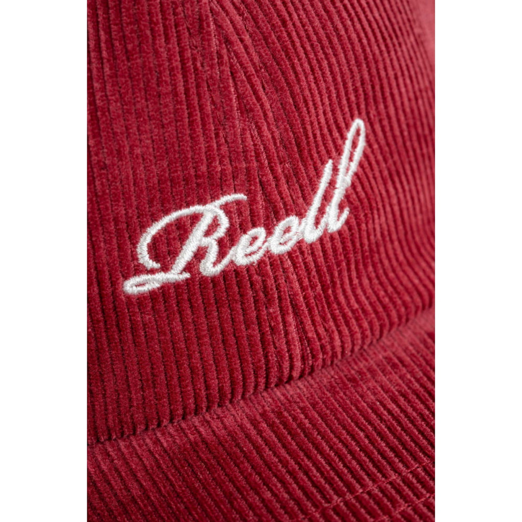 Casquette Reell Single Script Dark Red Cord - Unique