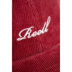 Casquette Reell Single Script Dark Red Cord - Unique