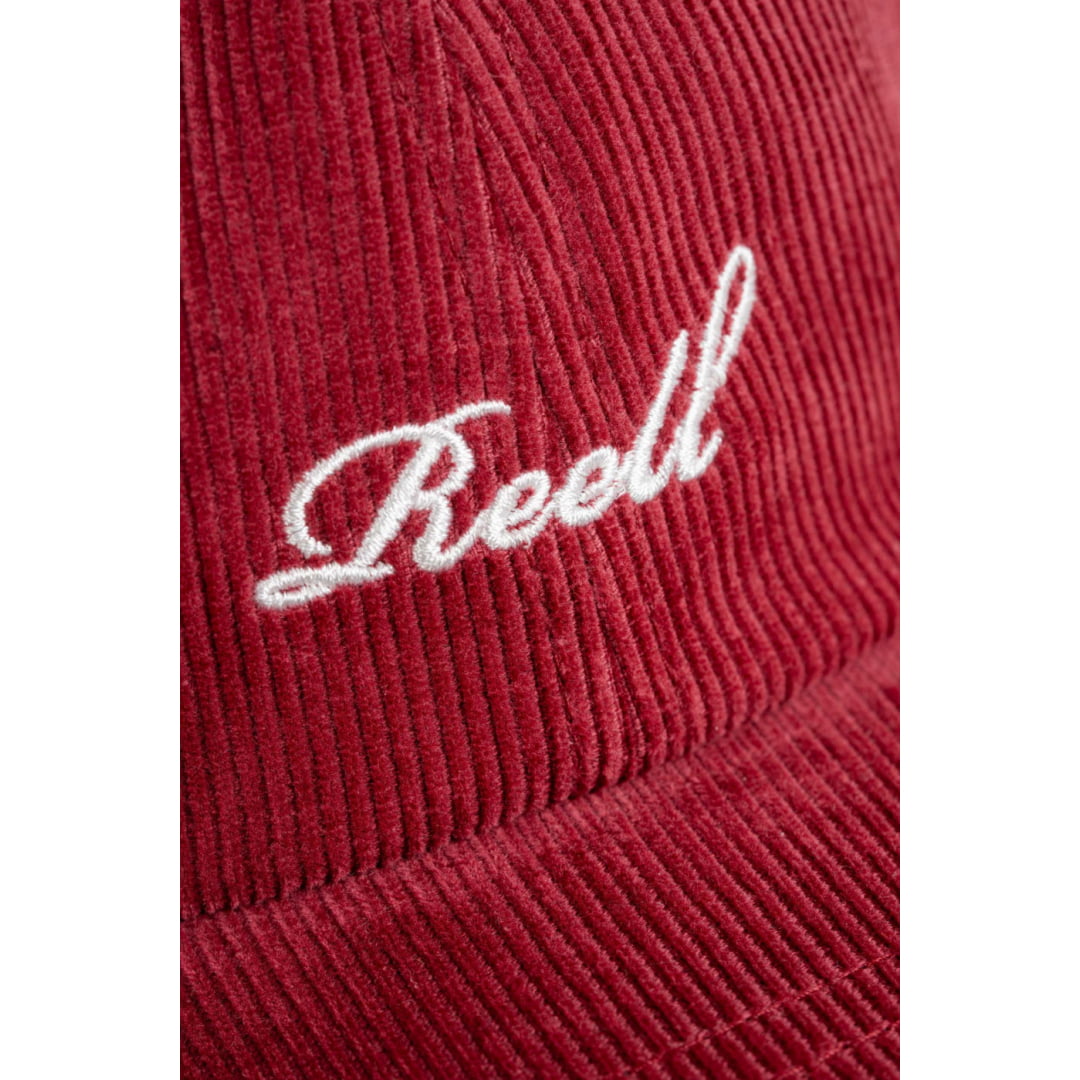 Casquette Reell Single Script Dark Red Cord - Unique