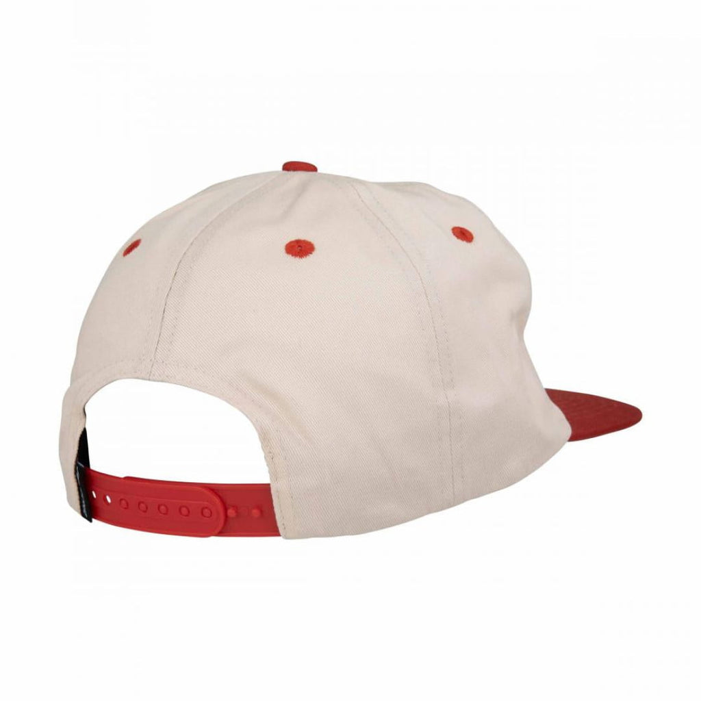 Casquette Santa Cruz Stamped Opus Snapback Off White
