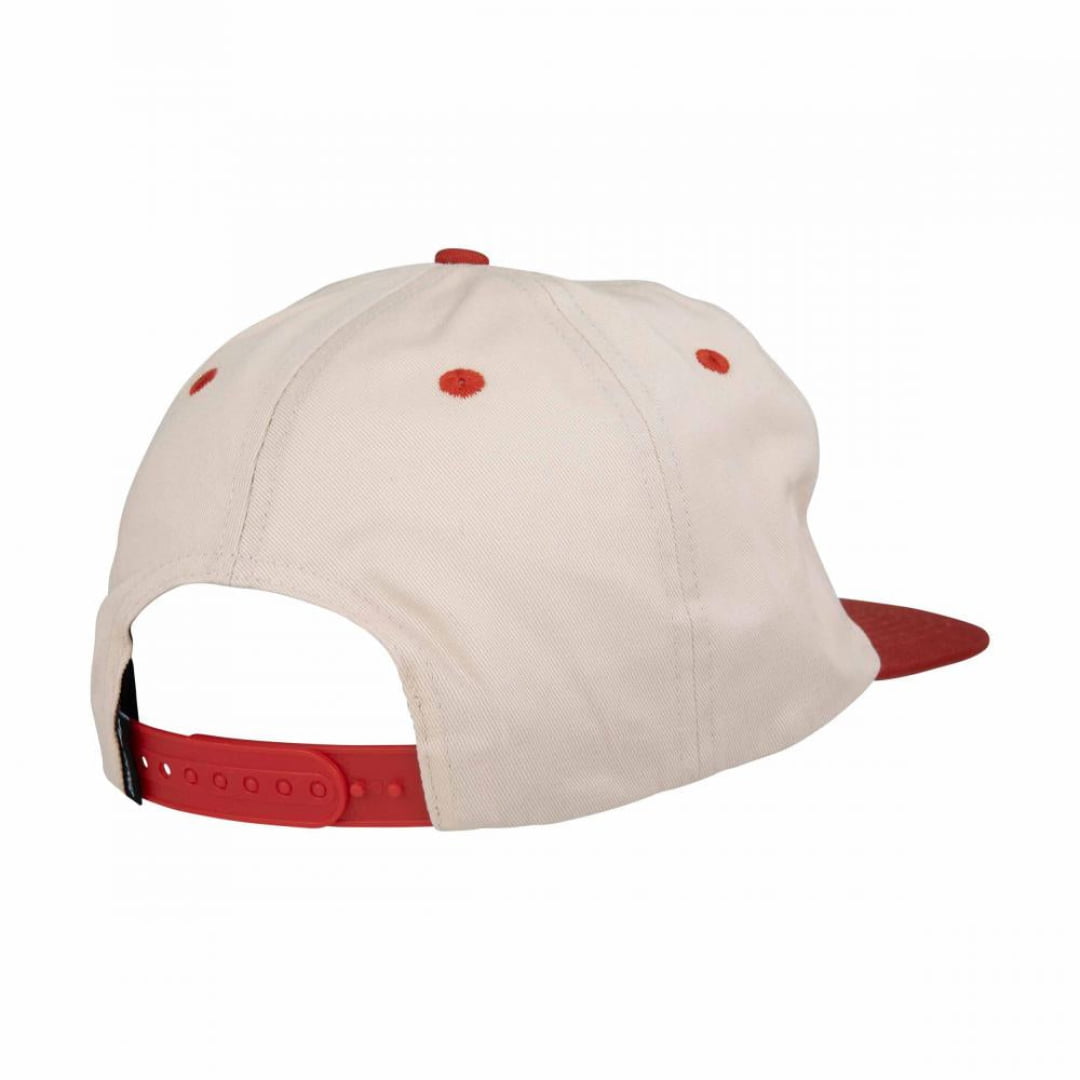 Casquette Santa Cruz Stamped Opus Snapback Off White