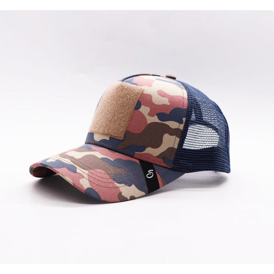 Casquette Scratchy’s Trucker Camouflage Rose Bleu
