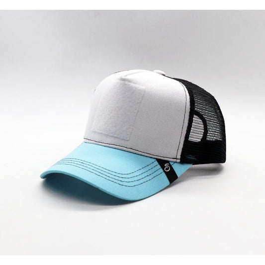 Casquette Scratchys Trucker Blanc Bleu Ciel - Full