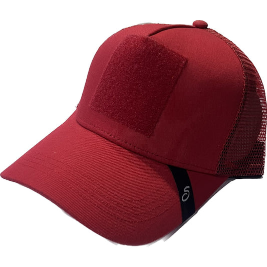 Casquette Scratchys Trucker Full Rouge - Visière Noir