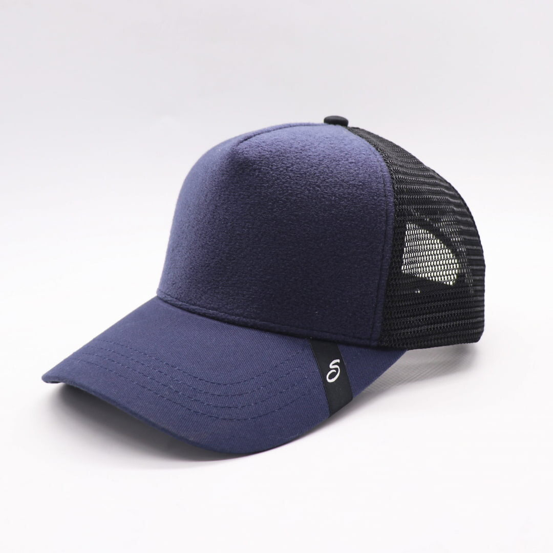 Casquette Scratchy’s Trucker Full Velcro Navy - Unique