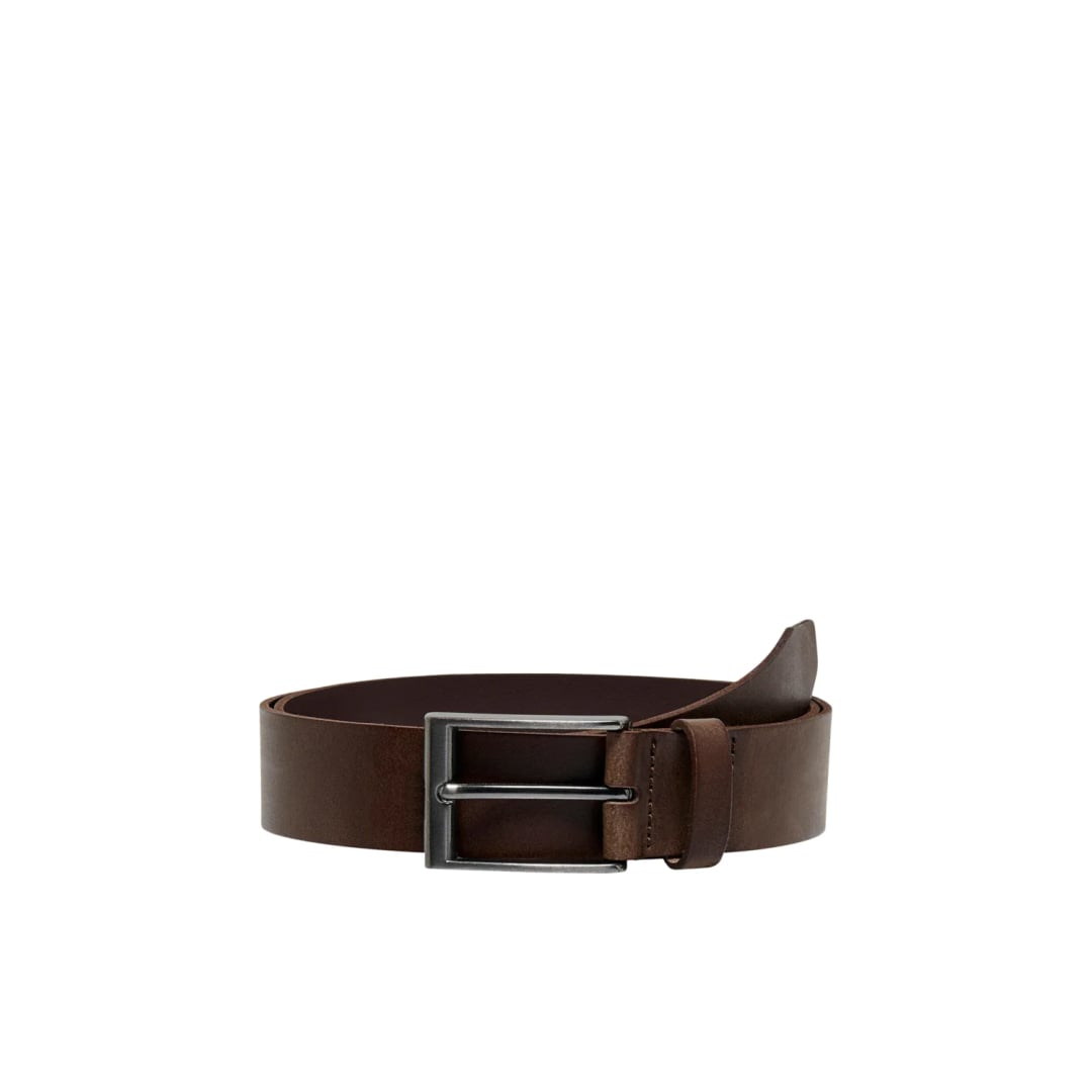 Ceinture Only & Sons Onsbrad Medium Leather Brown Stone