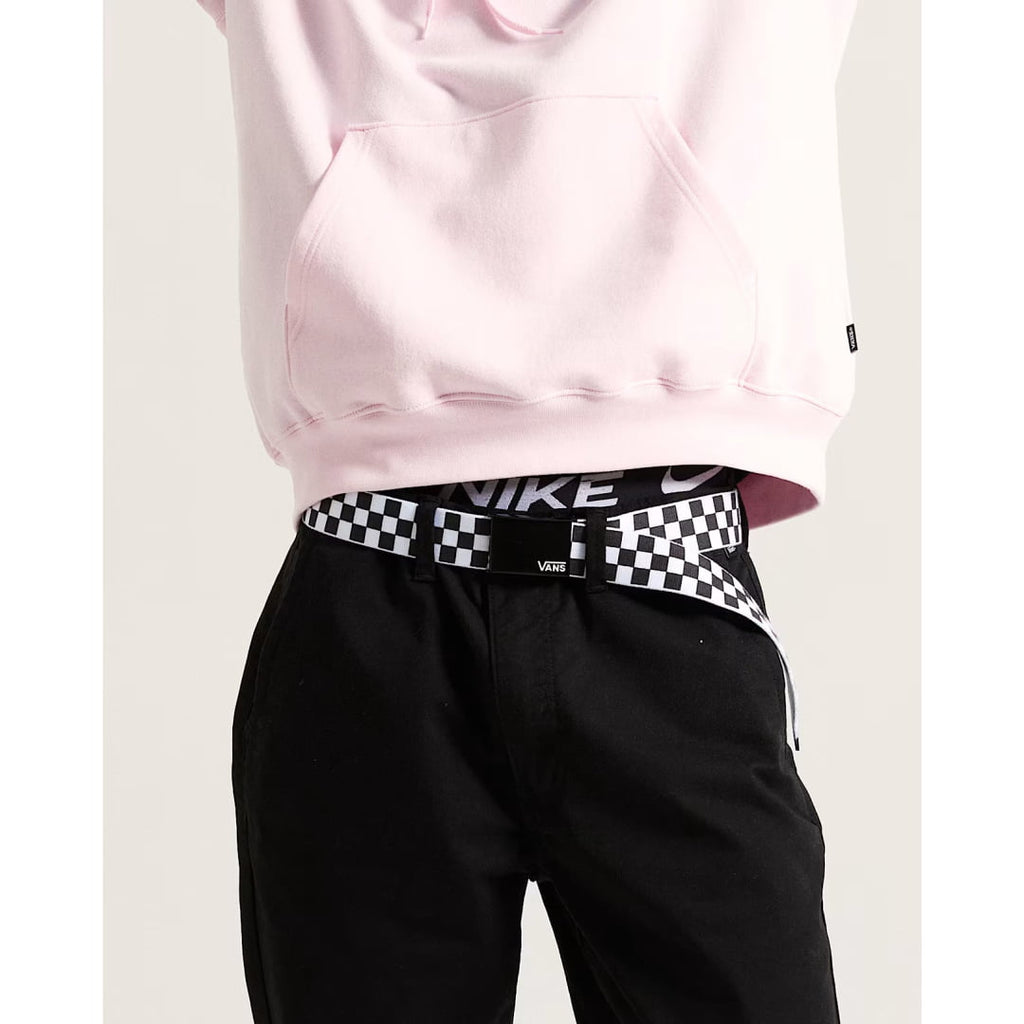 Ceinture VANS Deppster II Web Belt CHBD Black White - One