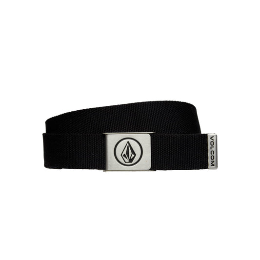 Ceinture Volcom Circle Web Black - Unique - Insidshop.com