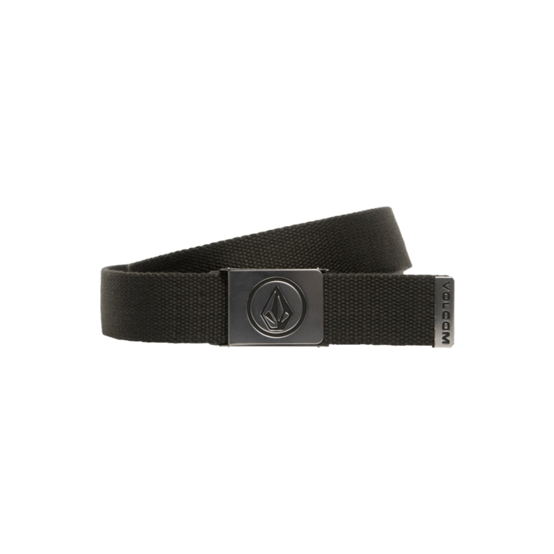 Ceinture Volcom Circle Web Rinsed Black - Unique