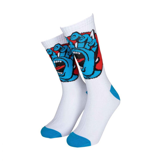 Chaussette Santa Cruz Hand Dot White Unique / Insidshop.com