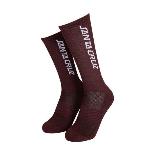 Chaussette Santa Cruz Strip 3 Pack Dark Cherry White Navy