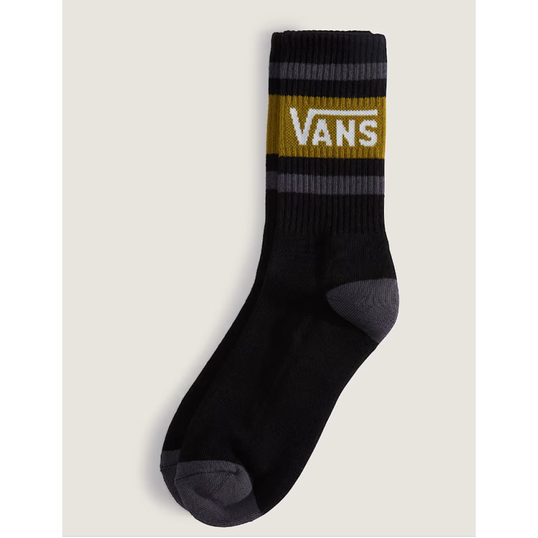 Chaussette VANS Drop V Crew Black Burnt Gold Vans v