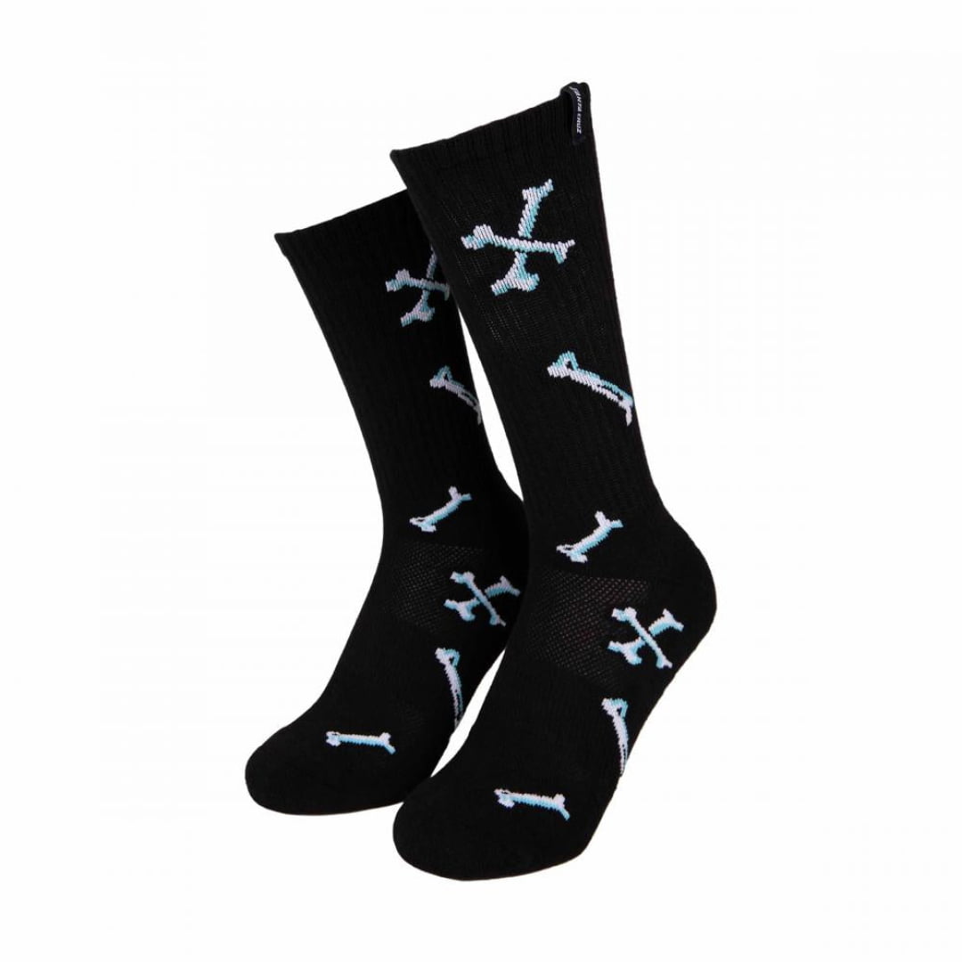 Chaussettes Santa Cruz 2 Pack Salba Bones Black White