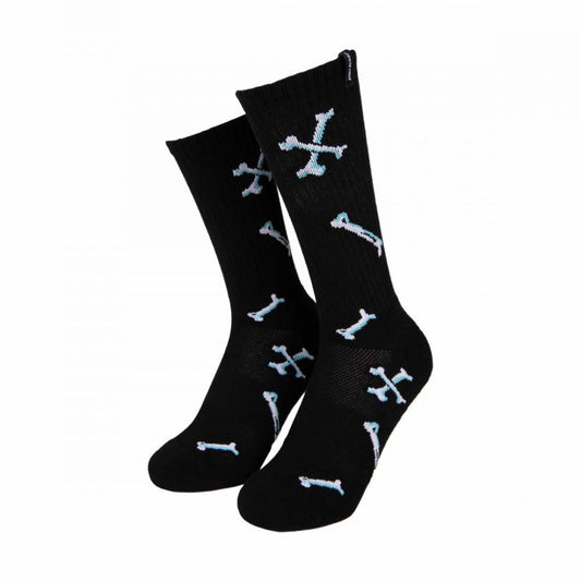 Chaussettes Santa Cruz 2 Pack Salba Bones Black White